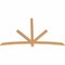 Ekena Millwork Alberta Smooth Timber Gable Bracket, Western Red Cedar, 84"W x 53"H x 1 1/2"D x 3 1/2"F, 15/12 Pitch GBW084X53X0204ALB00SWR - alternate 3